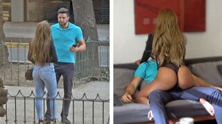 Forró venezuelai maca csoki tangában kapja meg a gazdag gringo faszát